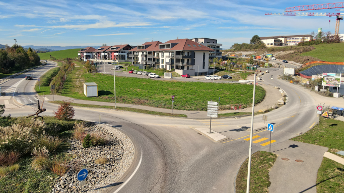 Le terrain avant la construction